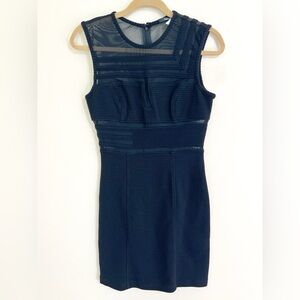KIMBERLY OVITZ Designer Okko Style Mesh Form Fitting Bodycon Mini Dress Size‎ M